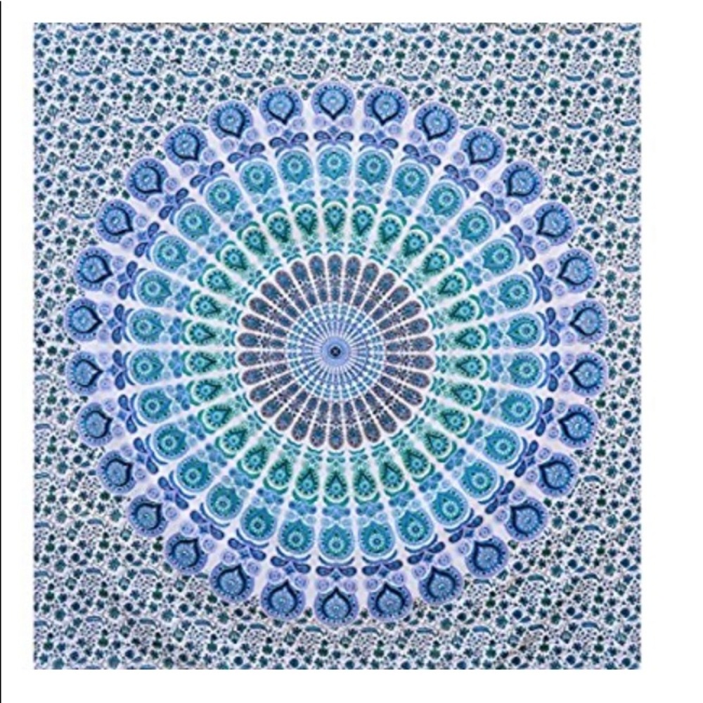 Blue large tapestry - Picture 3 of 3